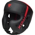 Боксерський шолом RDX F6 KARA Matte Red XL (HGR-F6MR-XL)