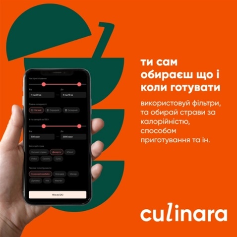 Карта активації Culinara "Страви та коктейлі" 3 міс.