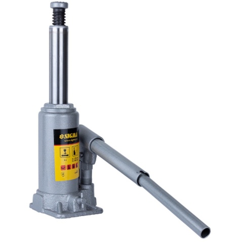 Домкрат Sigma гідравлічний пляшковий 3т H 175-345мм (6106031)