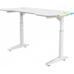 Комп'ютерний стіл GT Racer T-1229 White (T-1229 (120x60x71-79) White)