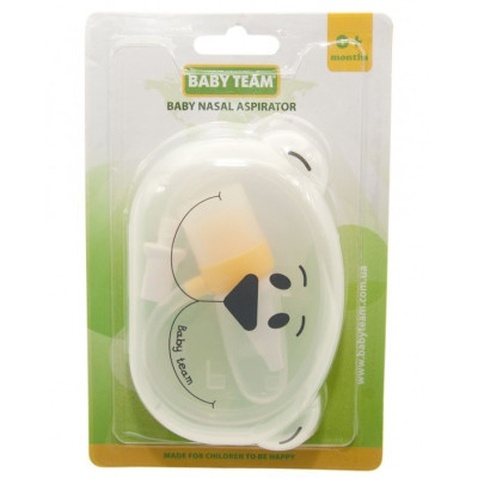 Носовий аспіратор Baby Team з трубочкою (7003)