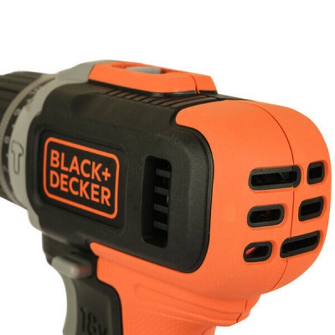 Шуруповерт Black&Decker 18 В, 1.5Ah, 45 Нм,0-360/0-1400 об/хв, 21000 уд/хв, 1.3 кг (BCD003C1)