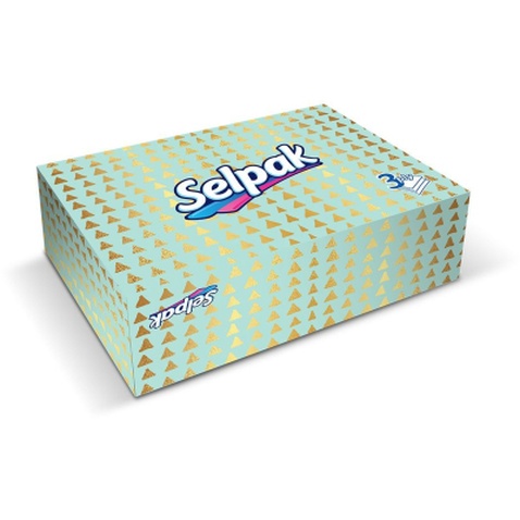 Серветки косметичні Selpak 3 шари 70 шт. (8690530454781)