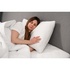 Подушка Ardesto ортопедична Sleepwell прямокутна, піна меморі 50х70см білий (ART5070SHP)