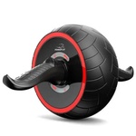 Ролик для преса PowerPlay зі зворотним механізмом AB Wheel Pro Чорно-червоний (PP_4326_Black/Red)