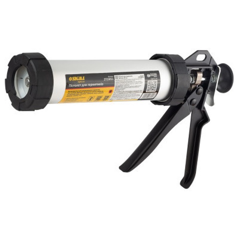 Пістолет для герметика Sigma 225мм 310мл алюмінієва туба (2723051)