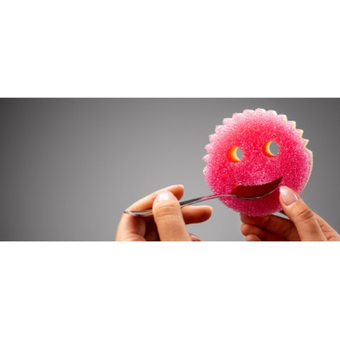 Губки кухонні Scrub Daddy Scrub Mommy Рожево-фіолетова 1 шт. (5060481022040)