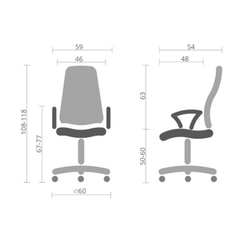 Офісне крісло Аклас Ультра TILT SP-6410-9 Чорний (Чорний) (00142867)