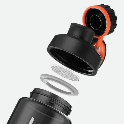 Пляшка для води Casno 800 мл KXN-1235 Чорна (KXN-1235_Black)