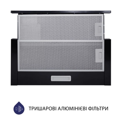 Витяжка кухонна Minola HTL 6614 BL 1000 LED (HTL6614BL1000LED)