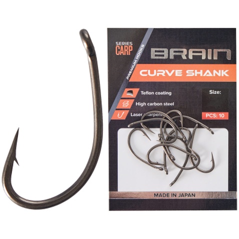 Гачок Brain Curve Shank 4 (10 шт/уп) (1858.80.14)