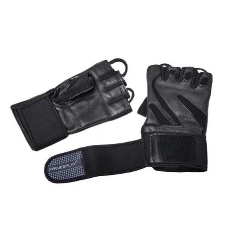 Рукавички для фітнесу PowerPlay 1064 Чорні M (PP_1064_M_Black)