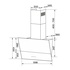 Витяжка кухонна GRANADO Vivares 613-1100 grafito glass (GCH316399)