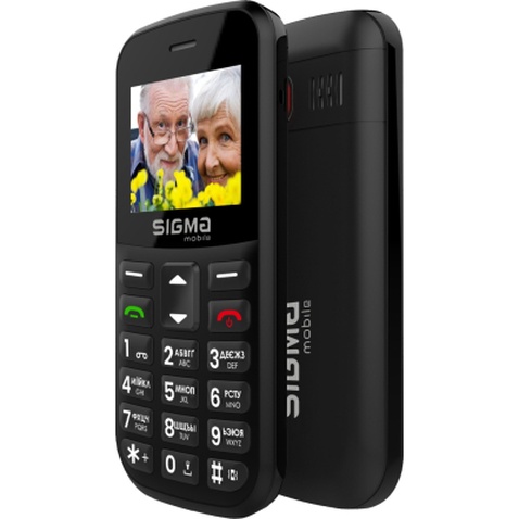 Мобільний телефон Sigma Comfort 50 EASY TYPE-C Black (4827798585214)
