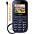Мобільний телефон Sigma Comfort 50 EASY TYPE-C Blue (4827798585238)