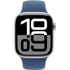 Смарт-годинник Apple Watch Series 10 GPS 42mm Silver Aluminium Case with Denim Sport Band - M/L (MWWC3QH/A)