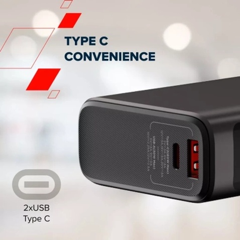 Батарея універсальна Canyon 20000mAh OnPower 230 TFT PD/130W Dark Grey (CNS-CPB230DG)