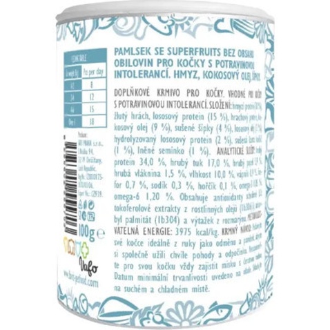 Ласощі для котів Brit Care Superfruits Insect 100 г - комахи (8595602555703)