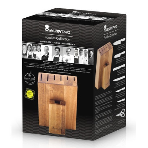 Підставка для ножів MasterPro Foodies Collection 16 х 14,3 х 22,7 см (BGMP-4319)