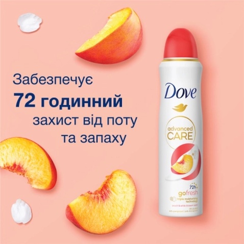 Антиперспірант Dove Персик та білі квіти 150 мл (8720181444524)