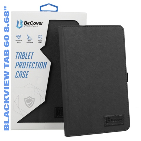 Чохол до планшета BeCover Slimbook Blackview Tab 60 8.68" Black (712833)