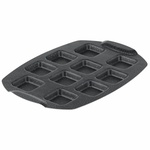 Форма для випікання Tefal PerfectBake, 10 форм, квадратний, 21х29см, алюміній, коричневий (J5734502)