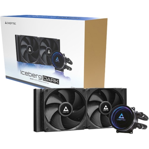 Система рідинного охолодження Chieftec Iceberg 240 DARK (CLC-240-BLK)