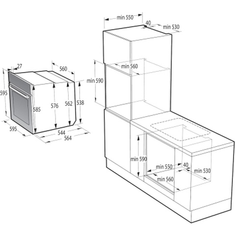 Духова шафа Gorenje BPS6737E02B