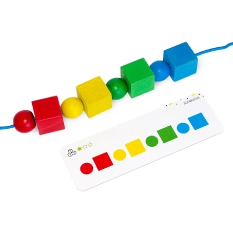 Розвиваюча іграшка Ігротеко шнурівка для малюків Геометрика (900019)