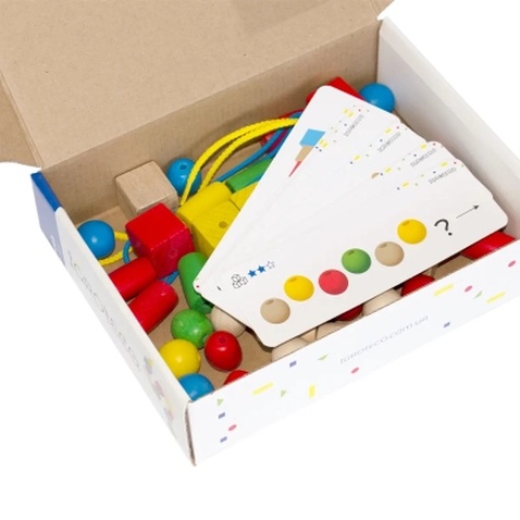 Розвиваюча іграшка Ігротеко шнурівка для малюків Геометрика (900019)