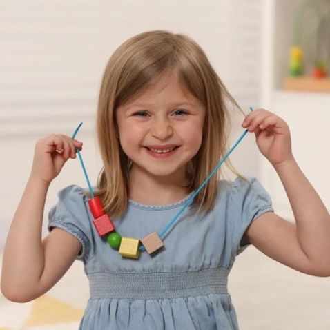 Розвиваюча іграшка Ігротеко шнурівка для малюків Геометрика (900019)