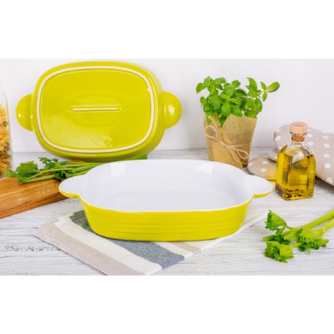 Форма для випікання Limited Edition Inspiration прямокутна 39.5 х 24.5 х 7.3 см Зелена (HJ1268)