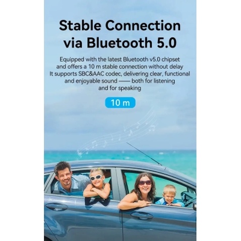 FM модулятор Vention AUX TRS 3.5мм USB Bluetooth 5.0 Coiled Cable 1.5M Gray Zinc (NAGHG)