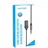 FM модулятор Vention AUX TRS 3.5мм USB Bluetooth 5.0 Coiled Cable 1.5M Gray Zinc (NAGHG)
