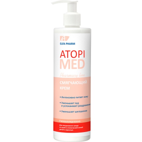 Крем для тіла Elfa Pharm Pharm Atopi Med Пом'якшувальний 400 мл (5901845502016)