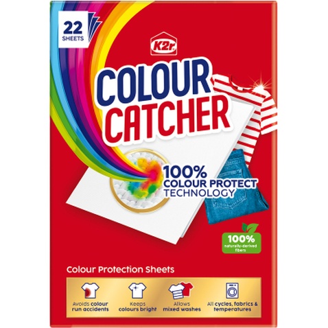 Серветки для прання K2r Colour Catcher Кольоропоглинаючі 22 шт. (9000101822427)