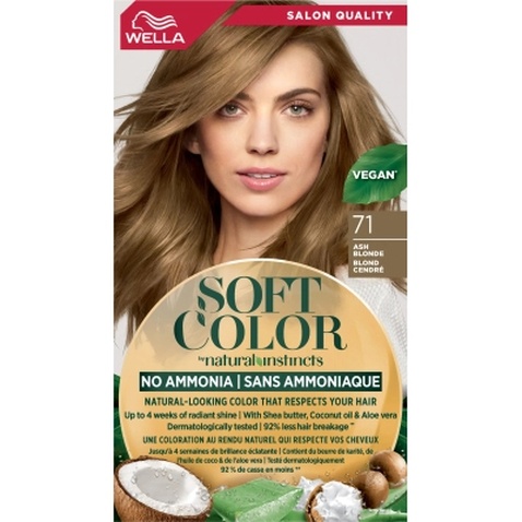Фарба для волосся Wella Soft Color Безаміачна 71 - Попелястий блонд (3614228865760)