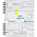 Блокнот Optima В5 пластикова обкладинка, спіраль, 60 аркушів, клітинка (O25928)