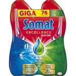 Гель для миття посуду в посудомийці Somat Exellence Duo Gel Антижир 684 мл + 684 мл (9000101819199)