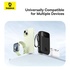Батарея універсальна Baseus QPow2 20000mAh 30W, with 2*Type-C Cable, Black (P10055009113-00)