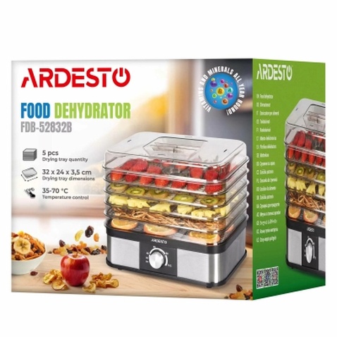 Сушка для овочів та фруктів Ardesto FDB-52832B