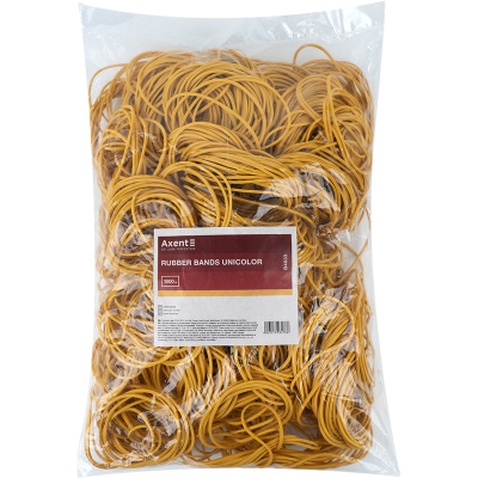 Резинки для грошей Axent Unicolor, 1000 г (D4633)