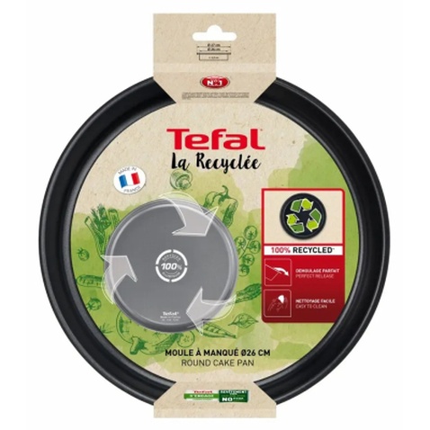 Форма для випікання Tefal La Recyclee, кругла, 26см, алюміній, чорний (J5709702)