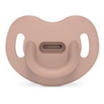 Пустушка Suavinex Colour Essence 0-6 міс, анатомічна силіконова, нюдова (308086)