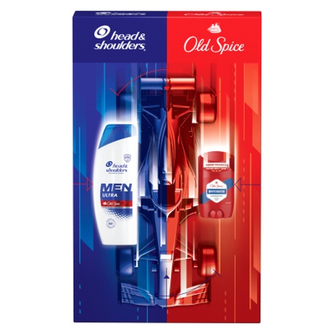 Набір косметики Old Spice Твердий дезодорант Whitewater 50 мл + Шампунь Head&Shoulders Проти лупи 330 мл (8700216614719)