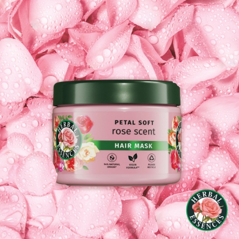 Набір косметики Herbal Essences Rose Petal Soft Шампунь 350 мл + Бальзам-ополіскувач 250 мл + Маска для волосся 300 мл (8700216614399)