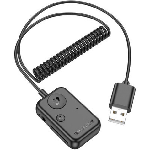 FM модулятор BOROFONE BC49, Black, Box