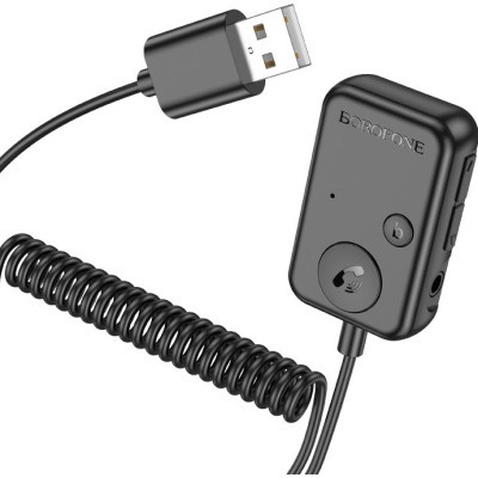 FM модулятор BOROFONE BC49, Black, Box