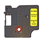 Стрічка для принтера етикеток UKRMARK RL-D-Se-46210-BK/SI Security Label. для DYMO серії D1. 12мм (900293)
