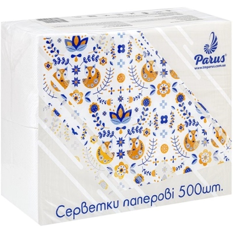 Серветки столові Parus 1 шар 500 шт. (4820205440410)